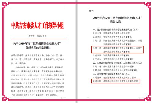 吉安市科技人才創(chuàng)新創(chuàng)業(yè)意見