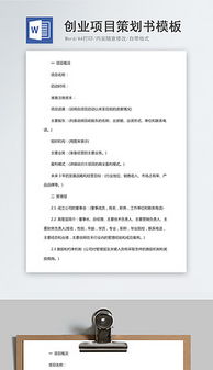 創(chuàng)新創(chuàng)業(yè)策劃書3000字范文