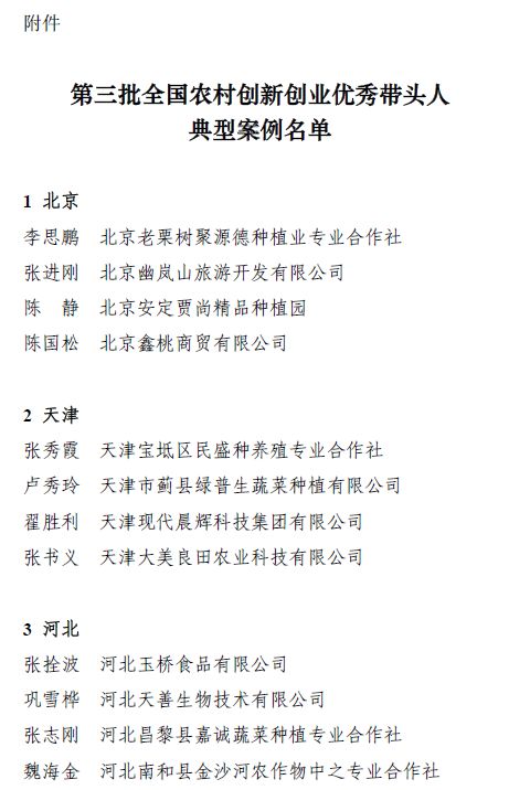 全國農(nóng)村創(chuàng)業(yè)創(chuàng)新優(yōu)秀帶頭人,農(nóng)村創(chuàng)新創(chuàng)業(yè)帶頭人培育行動,深入實(shí)施農(nóng)村創(chuàng)新創(chuàng)業(yè)帶頭人培育行動