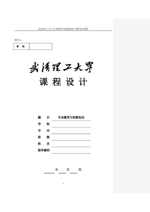 創(chuàng)新創(chuàng)業(yè)課程設(shè)計總結(jié)