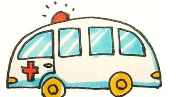 救護車的畫法 繪畫,小汽車的簡筆畫圖12