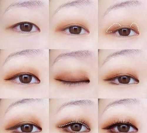 單眼皮怎么畫眼影