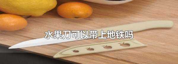 小水果刀能帶上地鐵,水果刀可以帶上高鐵地鐵嗎圖1