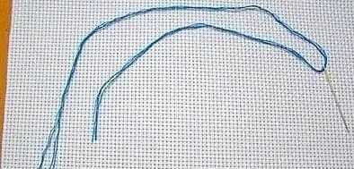 十字繡正確起針,十字繡怎么起針 初學(xué)者圖2