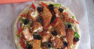 家庭烤箱烤披薩的做法,烤披薩的做法烤箱溫度圖20