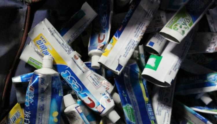 用完的牙膏外皮屬于什么垃圾分類