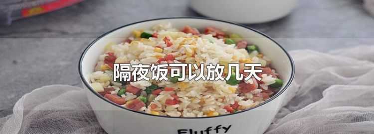 放冰箱的隔夜米飯能吃嗎