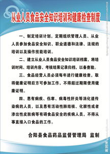 食品安全知識培訓證有效期