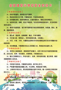 安全知識(shí)卡片吸毒