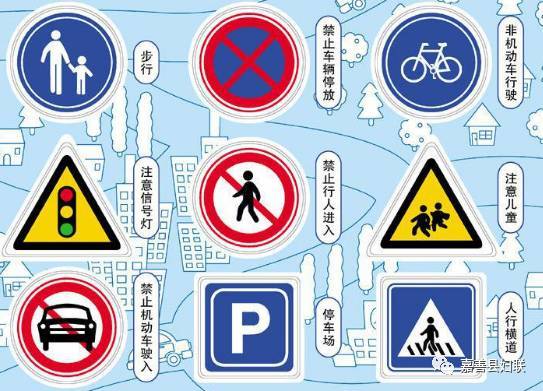 交通安全知識(shí)及圖標(biāo)
