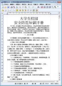 大學生必備安全防范知識作文