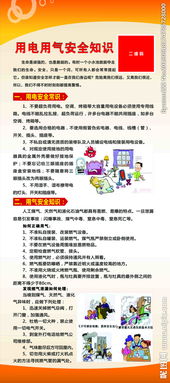 安全用電用氣安全知識(shí)教育