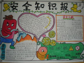 安全知識手抄報漫畫