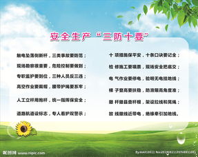 安全生產(chǎn)知識(shí)十要十不要三防