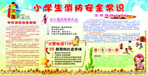安全消防知識小學生宣傳語