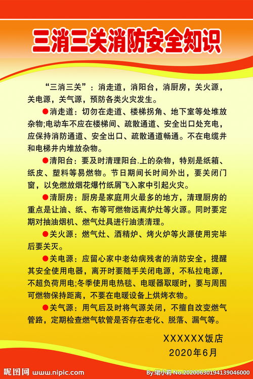 防火安全的基本知識三不放過