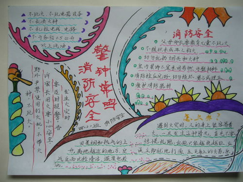 消防安全的知識手抄報內(nèi)容