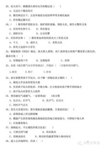 小學(xué)安全知識(shí)考試試題及答案