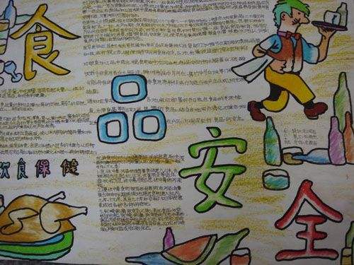 食品安全與健康知識手抄報