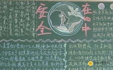 小學(xué)生黑板報校園外安全知識