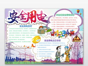 用電安全知識(shí)小學(xué)手抄報(bào)