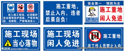 安全知識標(biāo)識圖