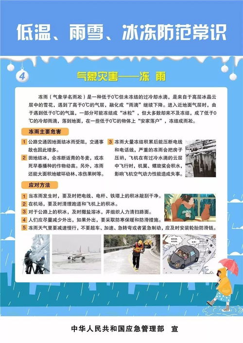 雨雪冰凍安全知識
