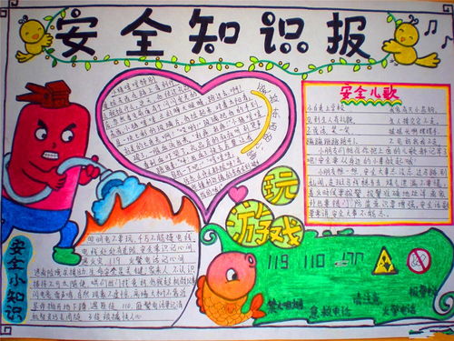 關(guān)于安全知識(shí)手抄報(bào)的