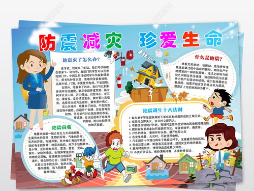 地震安全知識(shí)的手抄報(bào)大全