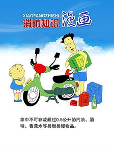 消防安全小知識卡通大全