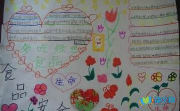 小學(xué)3級(jí)食品安全知識(shí)手抄報(bào)