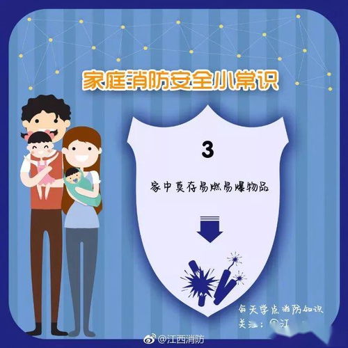 家庭防火安全知識九條