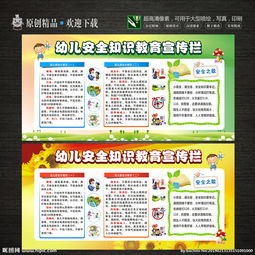 幼兒安全知識(shí)教育宣傳欄目