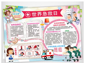 安全常識急救知識手抄報