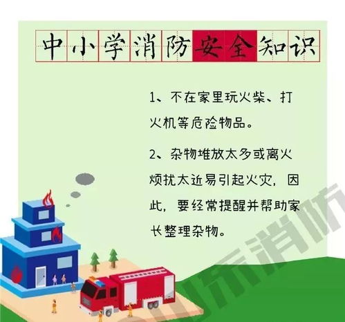 安全防火的知識初中