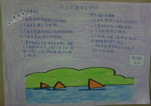 水上交通安全知識(shí)手抄報(bào)