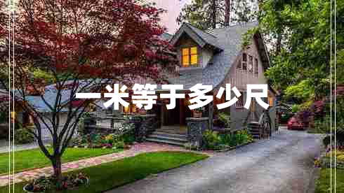 一米等于多少尺