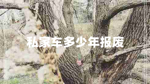 私家車多少年報(bào)廢