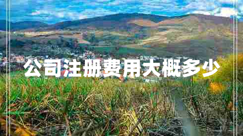 公司注冊費用大概多少