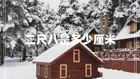 二尺八是多少厘米