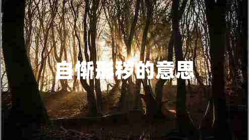 自慚形穢的意思