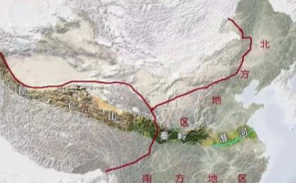 秦嶺淮河一線是什么的分界線