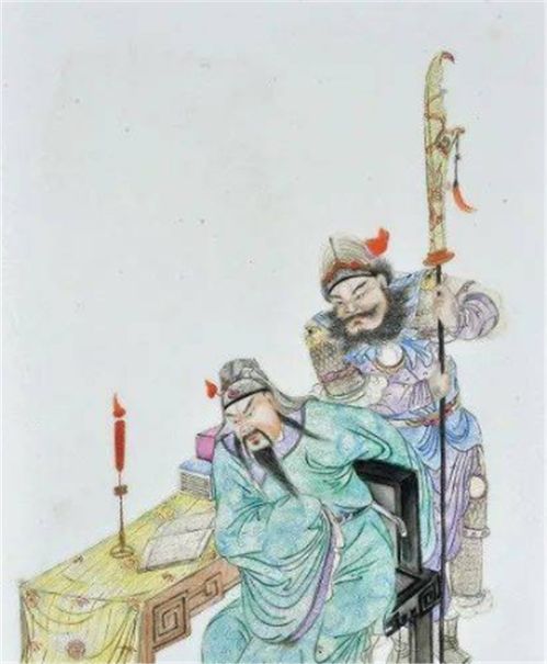 關(guān)羽夜讀春秋的故事,關(guān)羽夜讀春秋年畫,關(guān)羽秉燭夜讀春秋