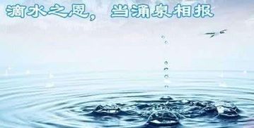 滴水之恩的典故