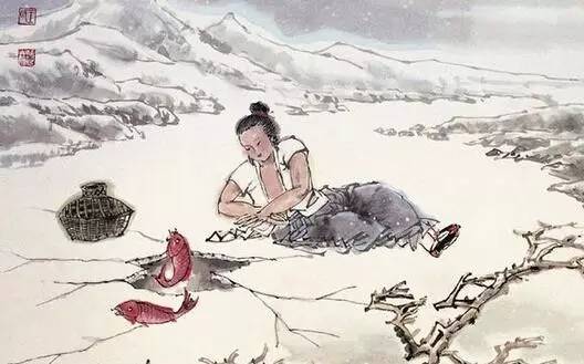 典故,臥冰求鯉