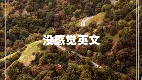 沒(méi)感覺(jué)英文