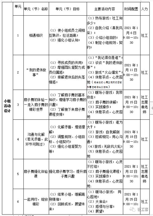 老人小組活動(dòng)策劃方案