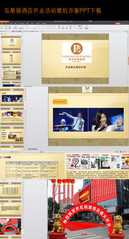 新酒店開業(yè)活動(dòng)策劃方案ppt模板