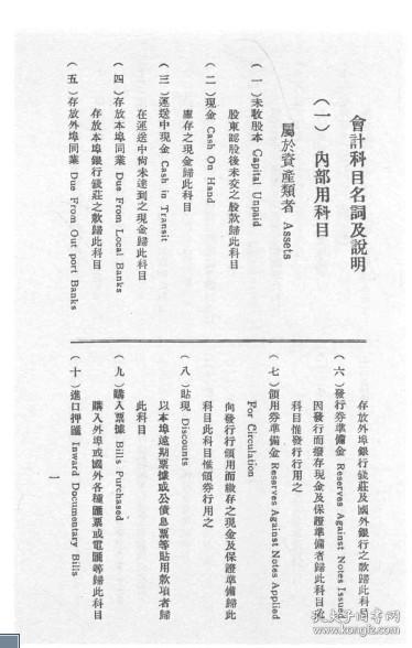 常用會計科目名詞解釋免費