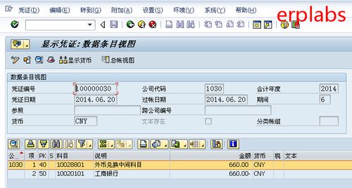 外幣兌換的會計科目
